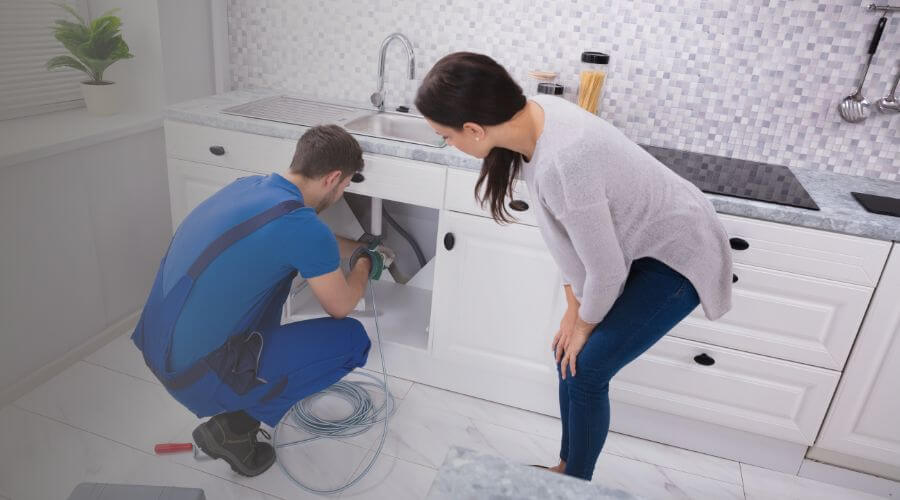 Professional clogged toilet repair in Deaver, WY